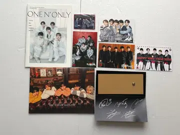 원앤 원앤온리 ONE N' ONLY 특전 벌스데이 카드 뉴스레터