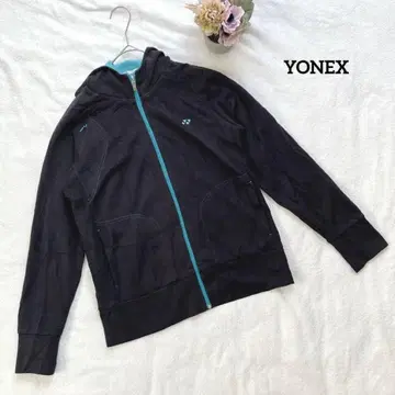 요넥스 YONEX 후드티 L 블랙 겉옷 면폴리