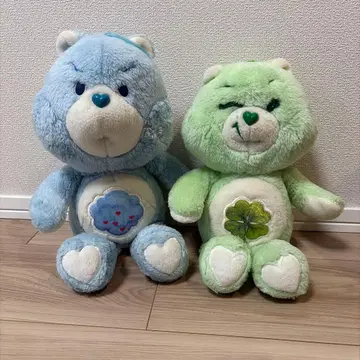 레어 80s 케어베어 빈티지 봉제 인형 2체 세트