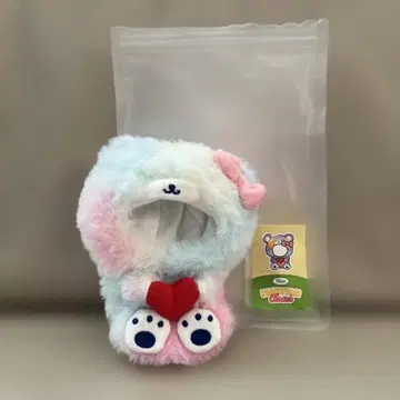 BTS 모크님 국투기 레인보우 베어 인형 옷