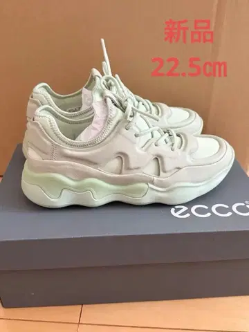 ecco 라이트 그린 캐주얼 스니커즈 22.5