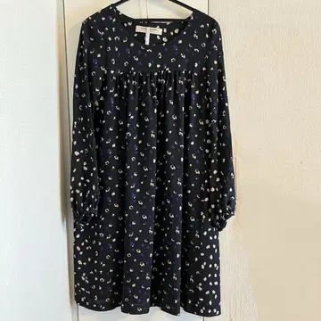 TSUMORI CHISATO 실크 100% 꽃무늬 원피스