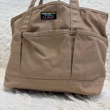 새상품급 L.L.Bean 베이지 카타딘 캠핑 토트백