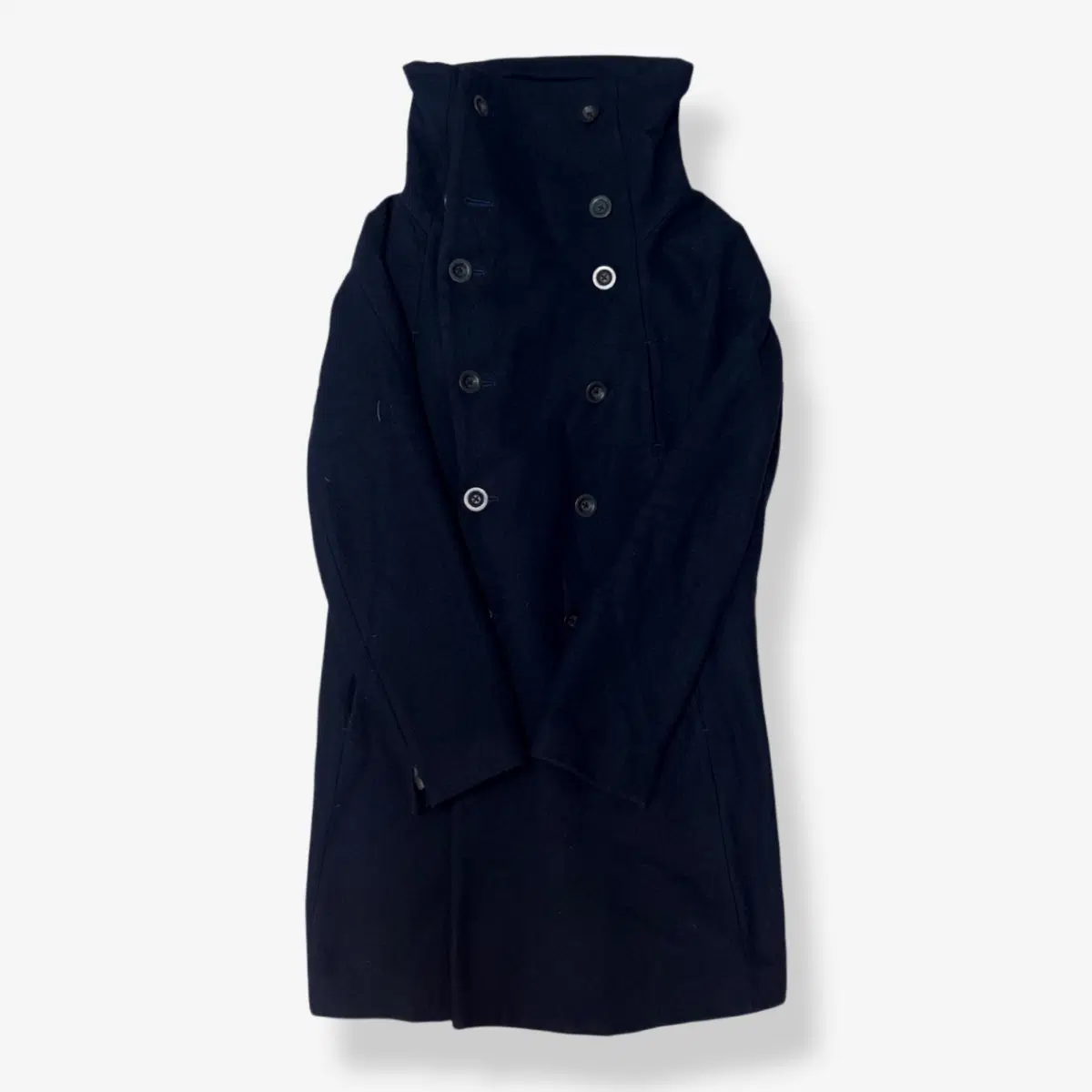 2] The Viridi-Anne High Neck Wool Coat | 브랜드 중고거래 플랫폼 