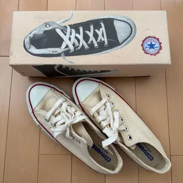 90년대 USA제 CONVERSE 베이지 스니커즈