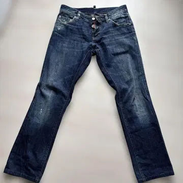 다크 블루 스트레이트 레그 데님