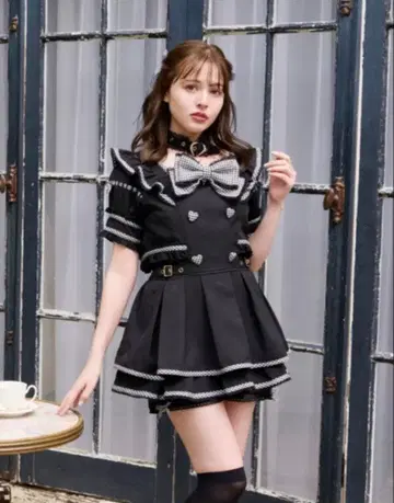 LIZLISA 리즈리사 초커 트렌치 라이크 셋업