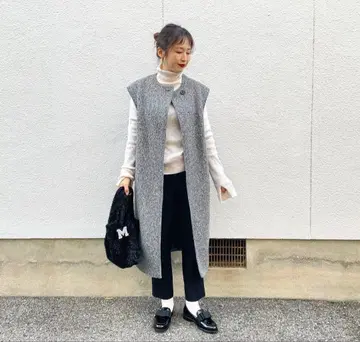 ZARA 그레이 슬리브리스 베스트