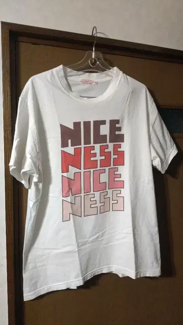NICENESS NICENESS 티셔츠 화이트 M NN-J04S19
