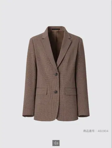 UNIQLO 테일러드 자켓 (체크) 셋업 가능