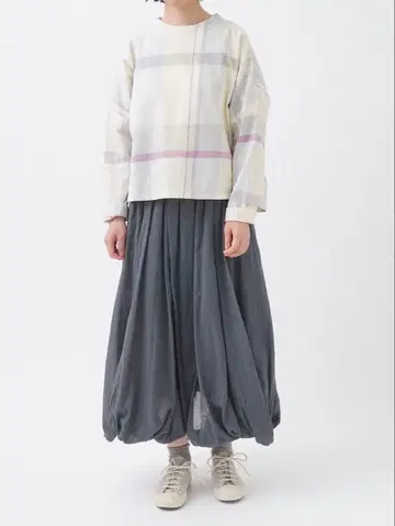 팔라스 팰리스 밑단이 풍성한 개더 스커트 롱 스커트