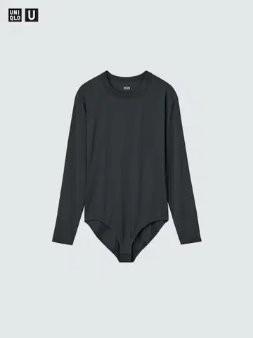 UNIQLO U 2026 에어리즘 바디수트 M 블랙