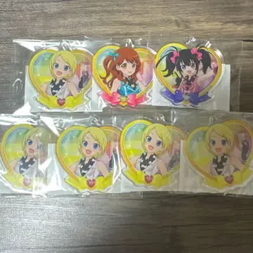 프리티 리듬 아크릴 키링 카나메 세레나 카논 7개