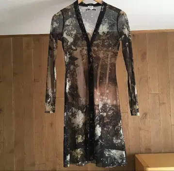 새상품급 JEAN PAUL GAULTIER 파워넷 가디건 40