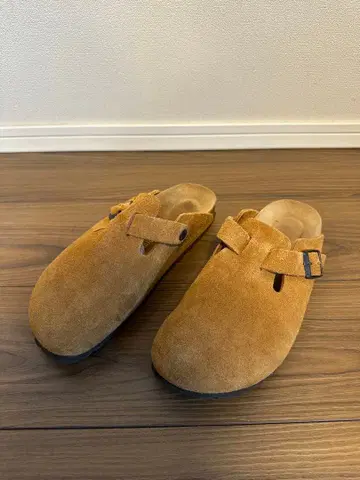 버켄스탁 보스턴 브라운 스웨이드 25cm