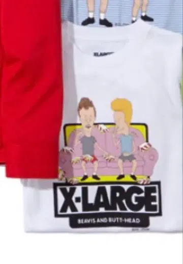 여름방학 X-LARGE Beavis and Butt-Head T셔츠 M