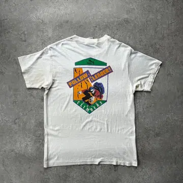 80s90s PUMA 푸마 t셔츠 USA제 화이트 L 아웃도어