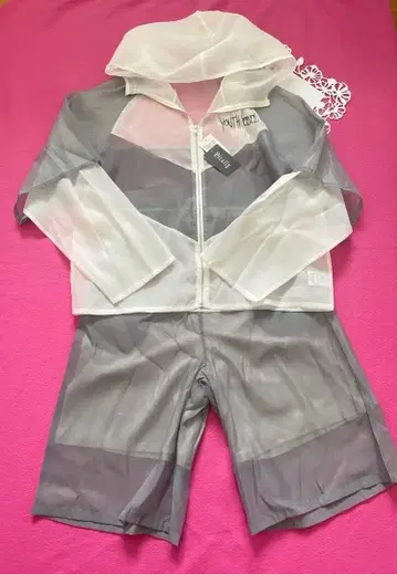 Virally 시어 블루종 팬츠 셋업 M 시이나 히카리 서브컬쳐
