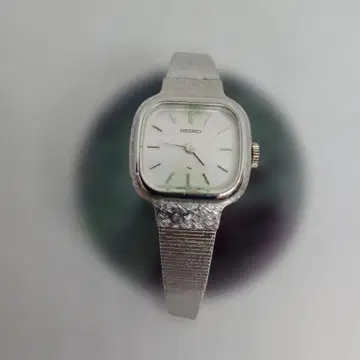 작동 세이코 수동 와인딩 여성용 손목시계