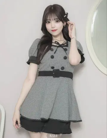 pium 프릴 도리 셋업 숏 팬츠 제외