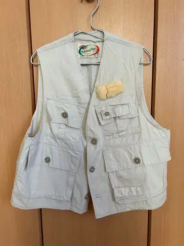 70s 'WORLD FAMOUS' 낚시용 조끼