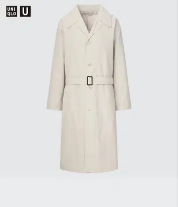 [새상품] UNIQLO U 트렌치코트 S 내추럴