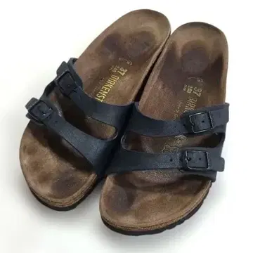 BIRKENSTOCK 네이비 샌들 37 24cm 상당