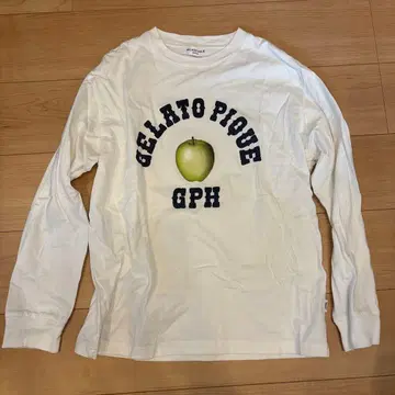 GELATO PIQUE 그린애플 긴팔 티셔츠 청사과 남성용