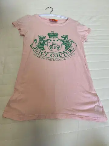 JUICY COUTURE 핑크 T셔츠 스코티시 테리어 S