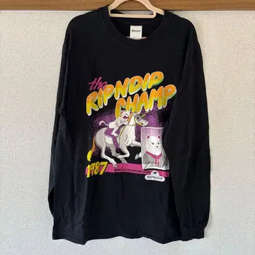 RIPNDIP 그래픽 T셔츠 M 블랙 1987