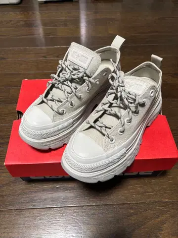 CONVERSE ALL STAR 통굽 스니커즈 그레이
