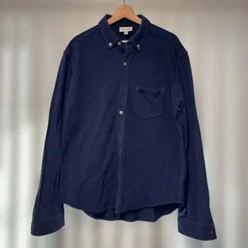 LACOSTE 네이비 긴팔 셔츠 US L