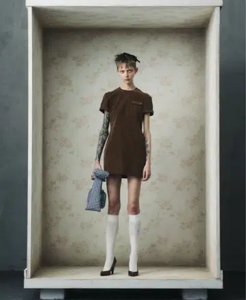 BIBIY. MAISIE DRESS 미니 원피스 브라운