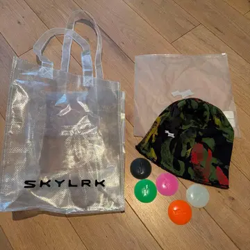 SKYLRK 토트백 비니 세트