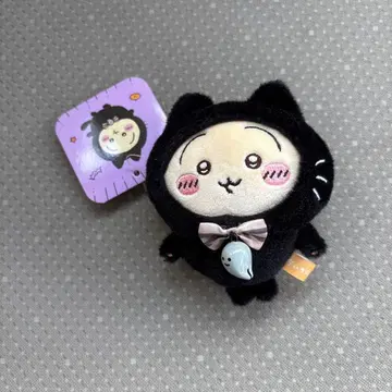 치이카와 할로윈 검은 고양이 마스코트 토끼
