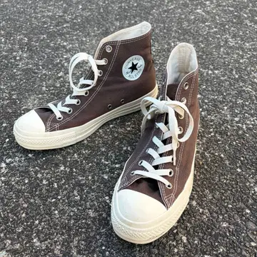 Converse 브라운 하이컷 스니커즈 올스타