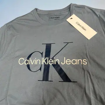 M Calvin Klein 캘빈클라인 CK 로고 T셔츠 라이트 블루