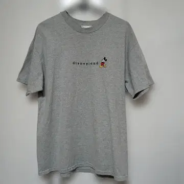 90s USA제 디즈니 미키마우스 자수 T셔츠