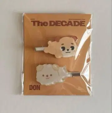 DAY6 데시크 the decade 헤어 클립 데니멀즈 도운