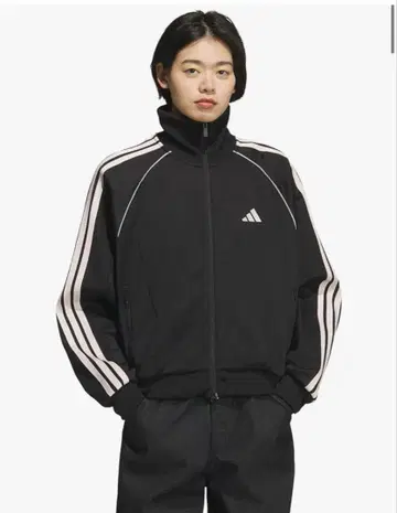 adidas 블랙 스타디움 C 트랙 탑 L6722 저지
