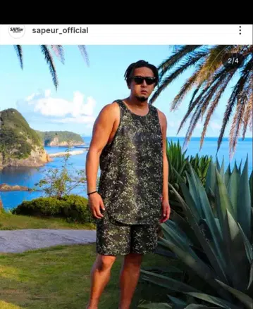 SAPEur 디지털 카모 탱크탑 XL