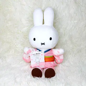 새상품 택 있음 미피 벚꽃 키친 기모노 봉제 인형