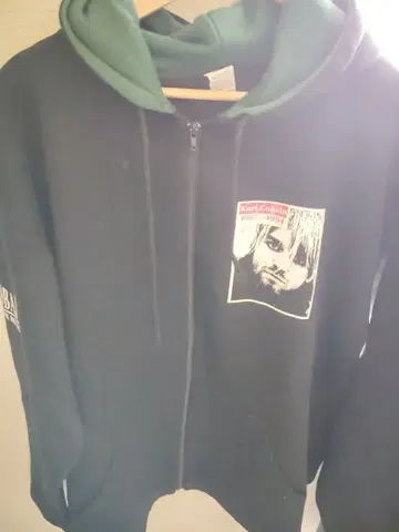 초레어 90s 빈티지 NIRVANA Kurt Cobain 후드티