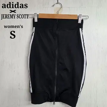 아디다스 오리지널 JEREMY SCOTT 스커트 팬츠 S 블랙