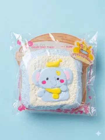 [ 새상품 미사용 ] yoyosquishy 요요 스퀴즈 코끼리 토스트