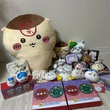 치이카와 (먼작귀) 봉제 인형 키링 피규어 세트