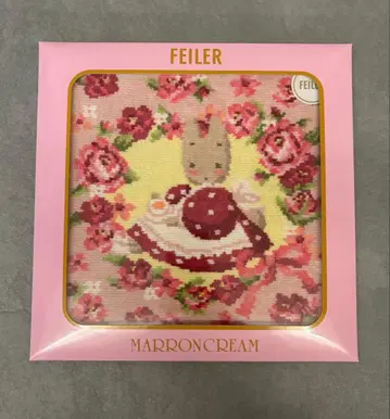 페이러 산리오 마론 크림 타월 손수건 MARRON CREAM