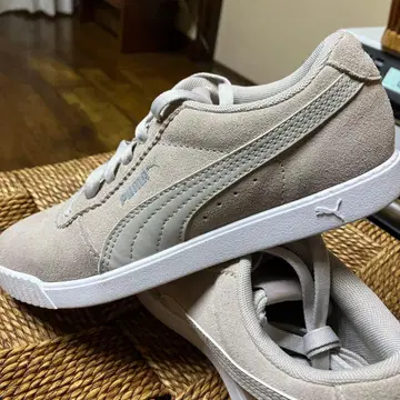 PUMA 스웨이드 그레이 주니어 스니커즈