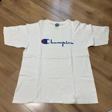 90's Champion 화이트 티셔츠