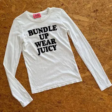 긴팔 T셔츠 JUICY COUTURE 화이트